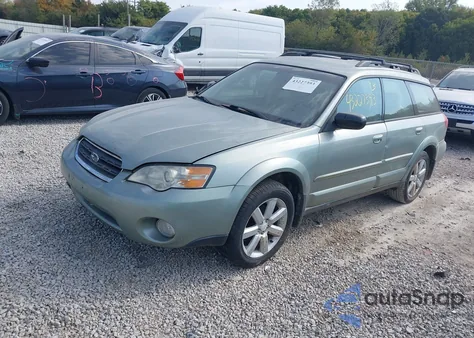 2006 Subaru Outback 2.5I/Outback 2.5I Special из США, поврежденный, VIN 4S4BP61C167333643
